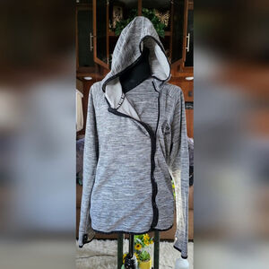 PINK Victoria's Secret Gray and Black Knit Jacket